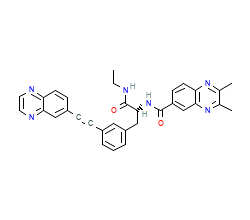 2D structure of the orthosteric ligand