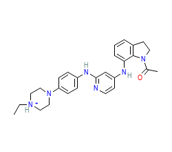 2D structure of the allostericligand