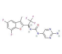 2D structure of the allostericligand