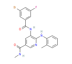 2D structure of the allostericligand