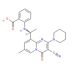 2D structure of the allostericligand