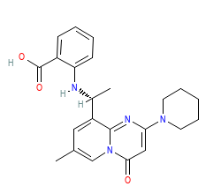 2D structure of the allostericligand