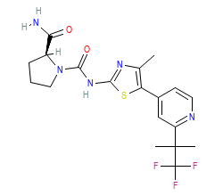2D structure of the orthosteric ligand