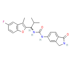 2D structure of the allostericligand