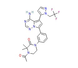 2D structure of the orthosteric ligand