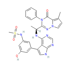 2D structure of the orthosteric ligand