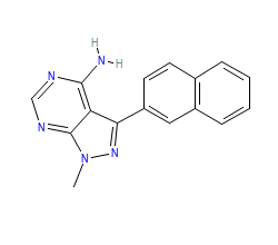 2D structure of the orthosteric ligand