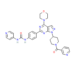 2D structure of the orthosteric ligand
