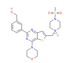 2D structure of the orthosteric ligand