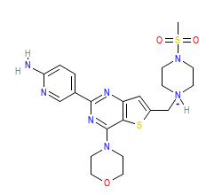 2D structure of the orthosteric ligand
