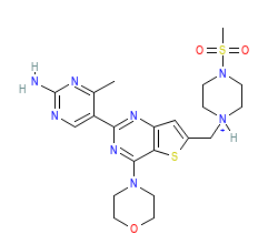 2D structure of the orthosteric ligand