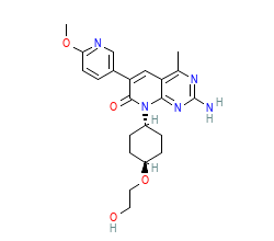 2D structure of the orthosteric ligand
