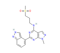 2D structure of the orthosteric ligand