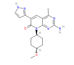 2D structure of the orthosteric ligand