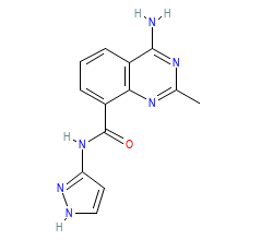 2D structure of the orthosteric ligand