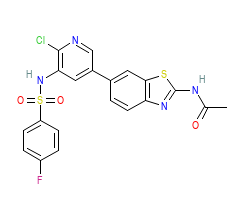 2D structure of the orthosteric ligand