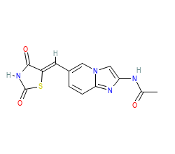 2D structure of the orthosteric ligand
