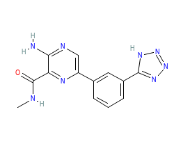 2D structure of the orthosteric ligand