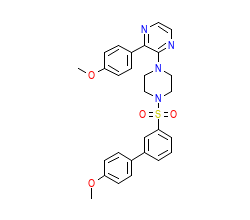 2D structure of the orthosteric ligand