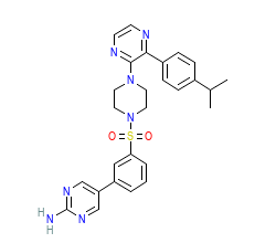 2D structure of the orthosteric ligand