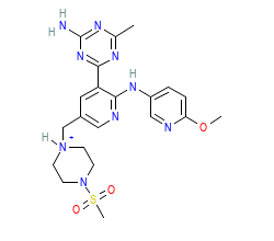 2D structure of the orthosteric ligand