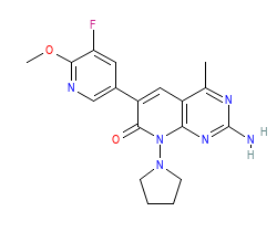 2D structure of the orthosteric ligand