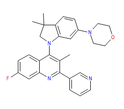 2D structure of the orthosteric ligand