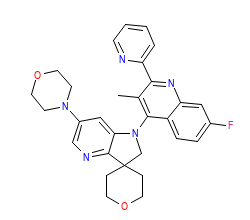 2D structure of the orthosteric ligand