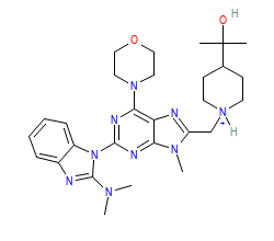 2D structure of the orthosteric ligand