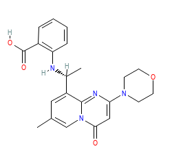 2D structure of the orthosteric ligand