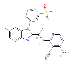 2D structure of the orthosteric ligand