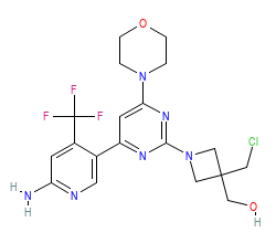 2D structure of the orthosteric ligand