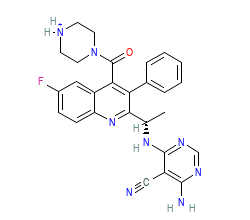 2D structure of the orthosteric ligand