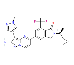 2D structure of the orthosteric ligand