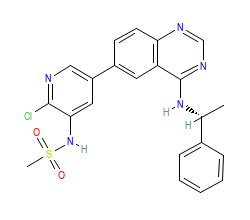 2D structure of the orthosteric ligand
