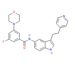 2D structure of the orthosteric ligand