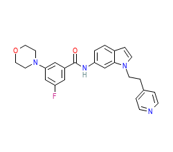 2D structure of the orthosteric ligand