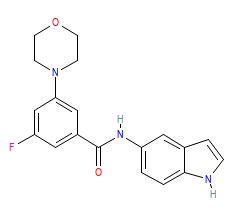 2D structure of the orthosteric ligand