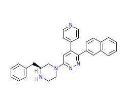 2D structure of the orthosteric ligand
