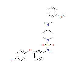 2D structure of the orthosteric ligand