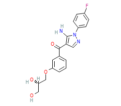 2D structure of the orthosteric ligand