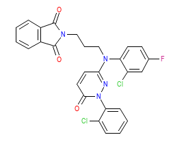 2D structure of the orthosteric ligand
