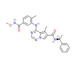 2D structure of the allostericligand