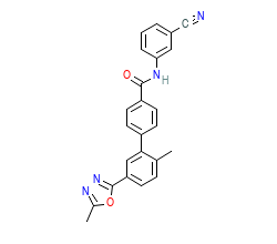 2D structure of the orthosteric ligand