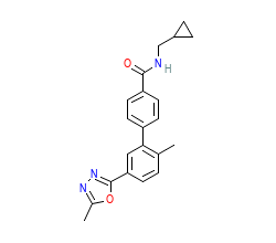 2D structure of the orthosteric ligand