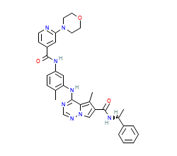 2D structure of the orthosteric ligand