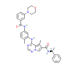 2D structure of the orthosteric ligand