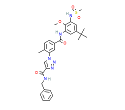 2D structure of the orthosteric ligand