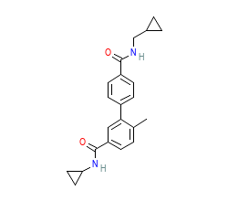2D structure of the orthosteric ligand