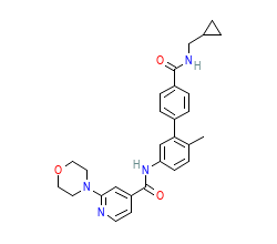 2D structure of the orthosteric ligand